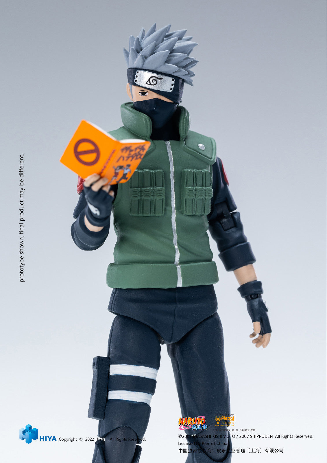 HIYA Toys High - Quality 1/12 Scale Naruto Kakashi Hatake Action Figure