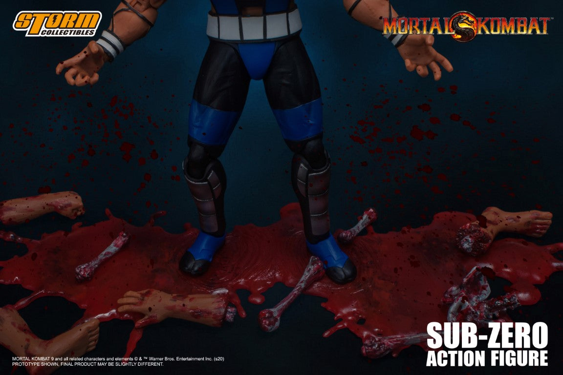 Unmasked Sub - Zero Action Figure from Mortal Kombat 3