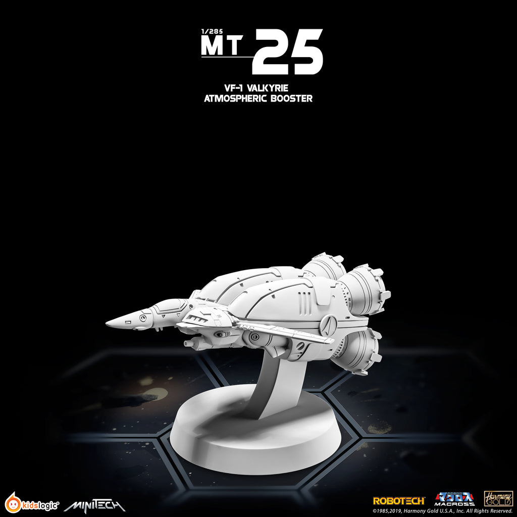 Miniature Collectible Minitech MT25 Veritech VF - 1 Valkyrie Atmospheric Booster Model