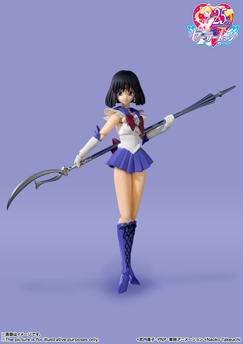 SH Figuarts Collectible - Animation Color Edition of Sailor Saturn from Pretty Guardian Sailor Moon