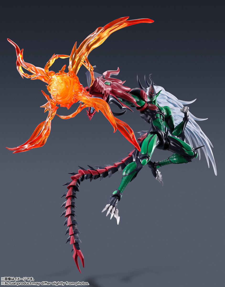 Bandai's S.H. MonsterArts Collectible Action Figure - Elemental HERO Flame Wingman