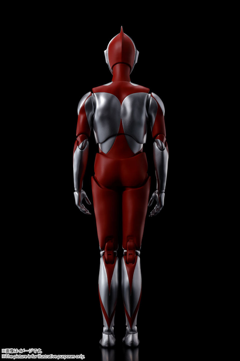DYNACTION 16-Inch Shin Ultraman Figure with Light - Emitting Eyes and Die - Cast Parts