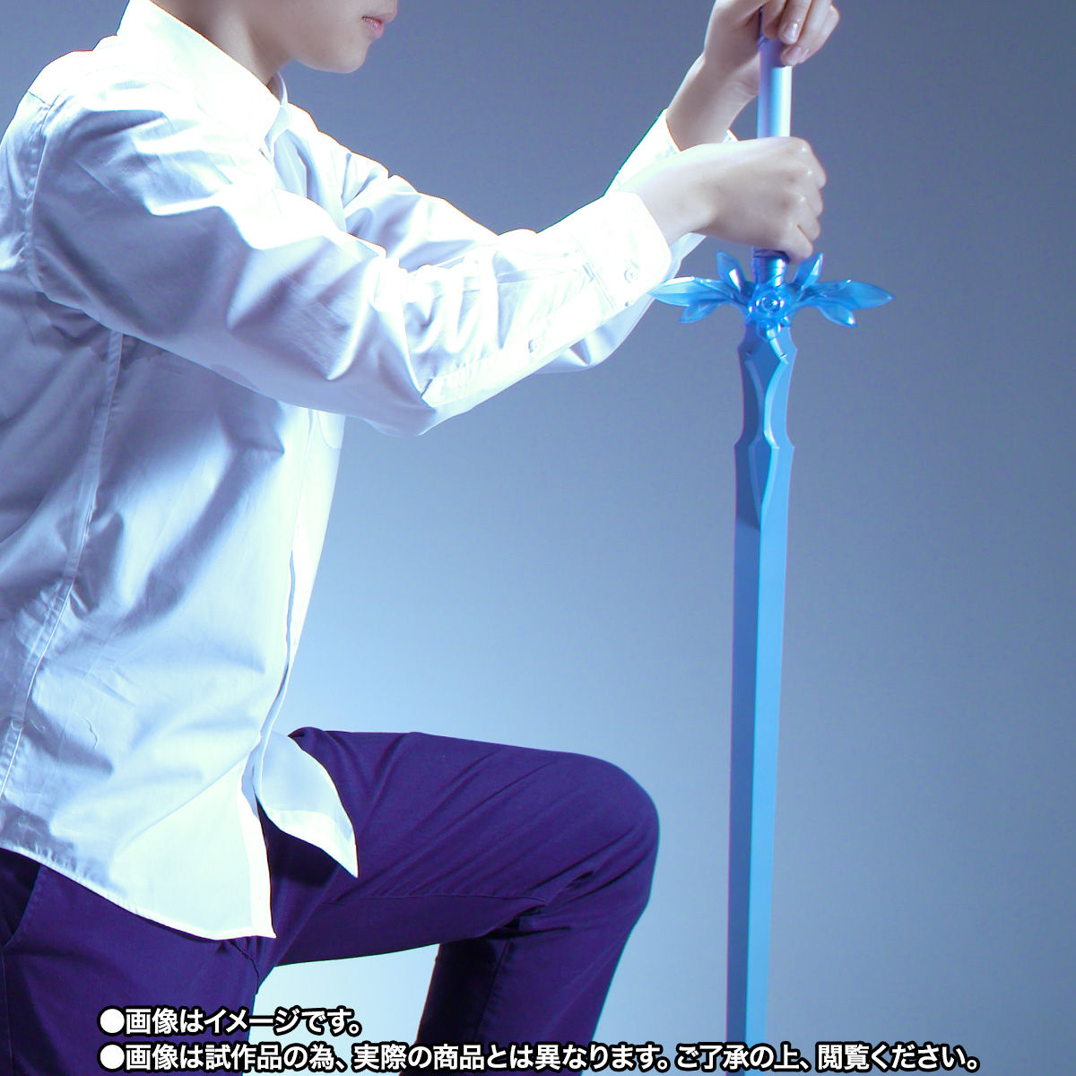 Sword Art Online Licensed Proplica Replica of Eugeo's Blue Rose Sword with Sound Effects