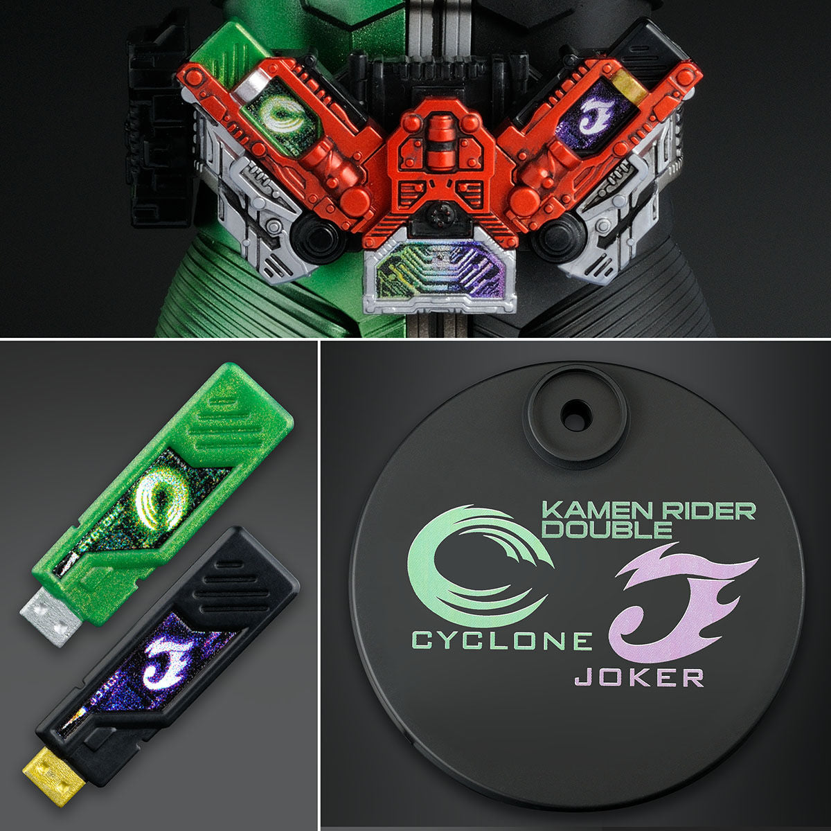 MG Figure Rise Artisan High - Quality Pre - painted 1/8 Scale Model Kit of Kamen Rider W Cyclone Joker