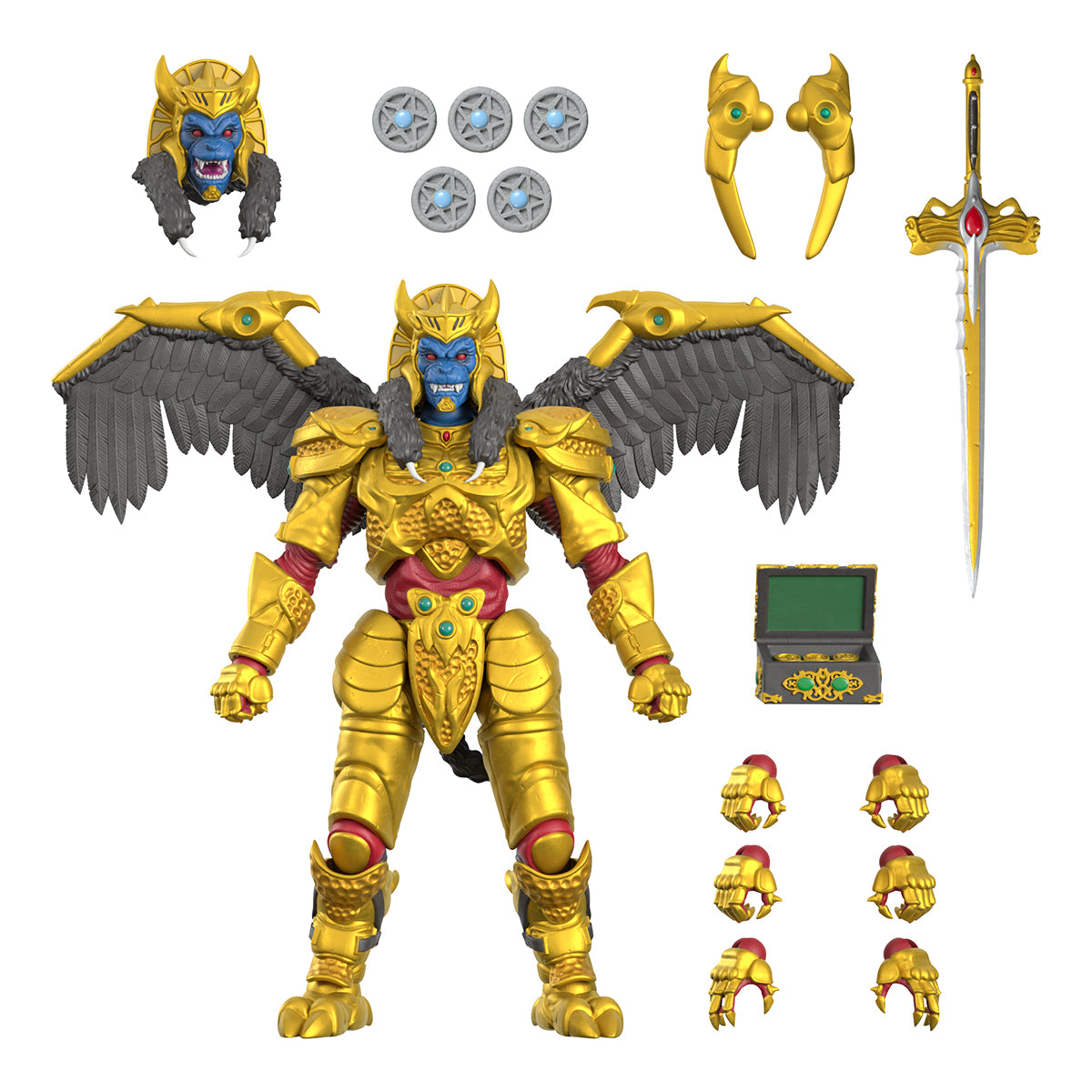 Super7 Ultimate Collectible Goldar Figure from Power Rangers
