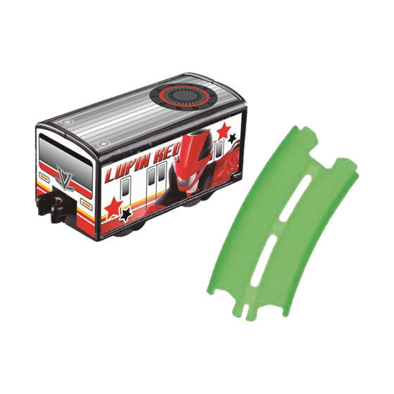 Lupinranger VS Patoranger Collectible Chararail Set with Winding Main Cars