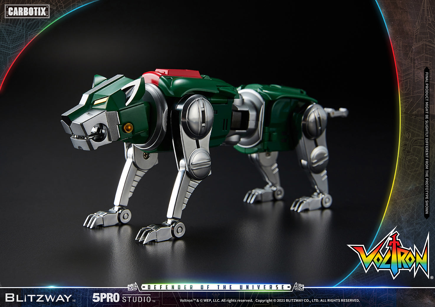 Blitzway High - Quality Collectible Carbotix Voltron Figure from Voltron Anime Series