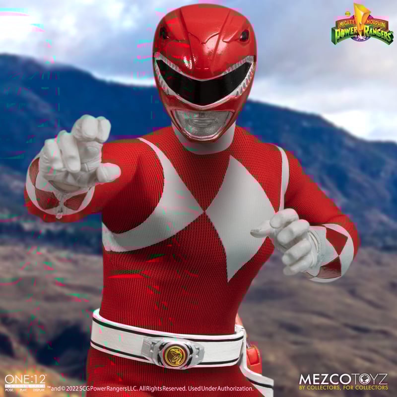 Mezco One:12 Collective Premium Mighty Morphin Power Rangers Deluxe Boxed Figure Set