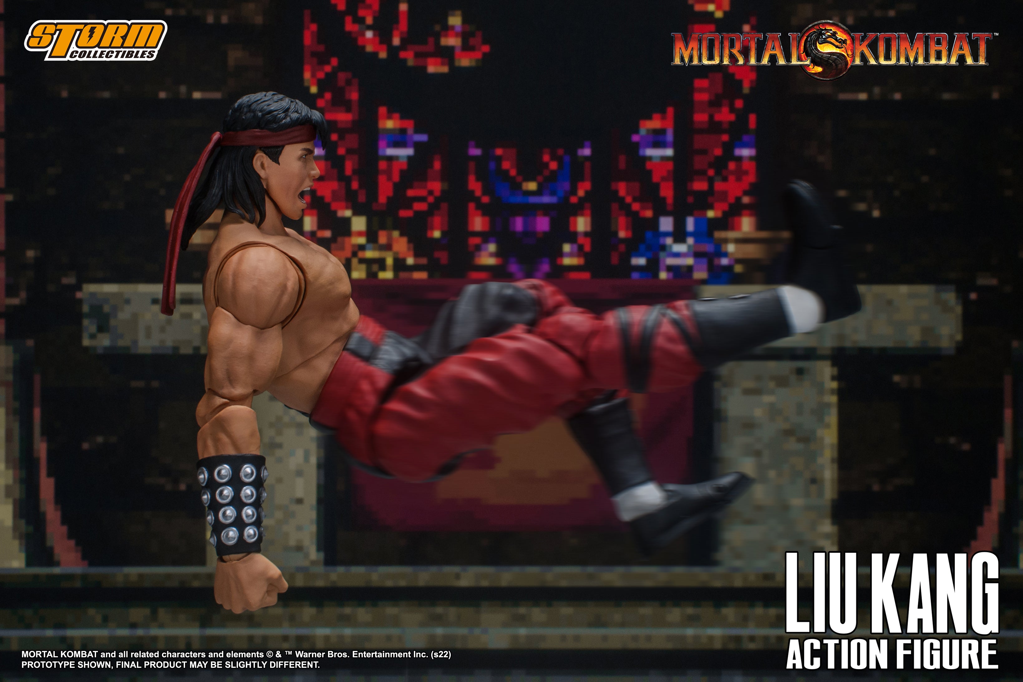 Storm Collectibles 1/12 Scale Liu Kang Action Figure from Mortal Kombat - A Highly Detailed Collectible Toy
