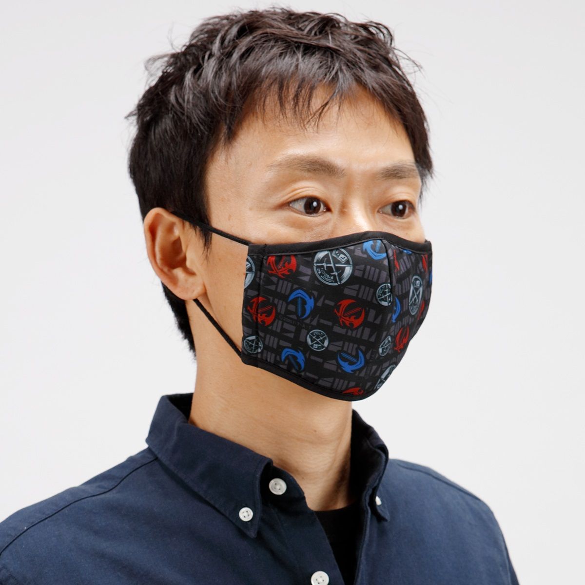 Kamen Rider Saber Reversible Face Mask with Filters - Set of 2