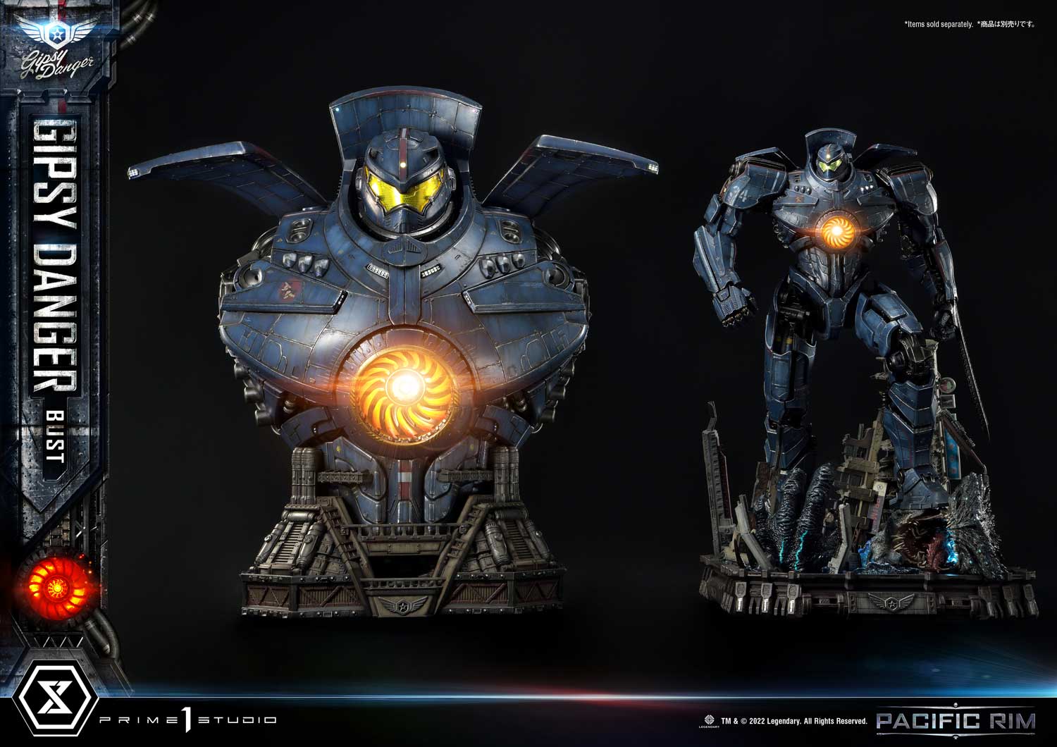 Pacific Rim Gipsy Danger Life - Size Bust Collectible Model