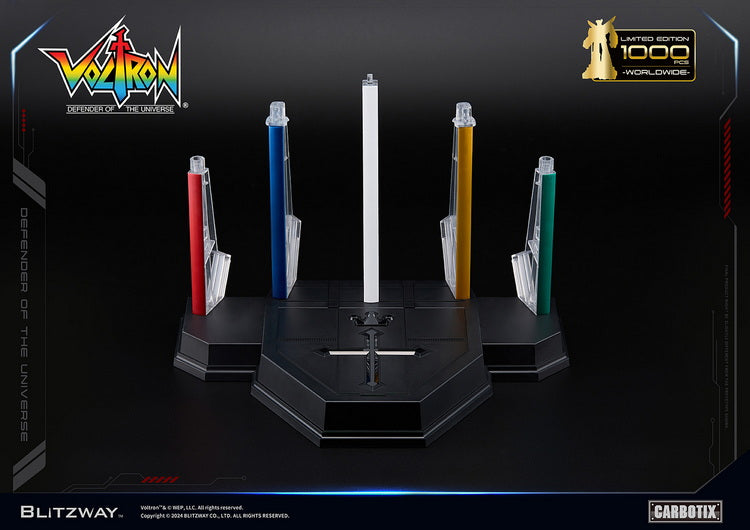 Blitzway Premium Display Base for Carobotix Black Voltron Limited Edition