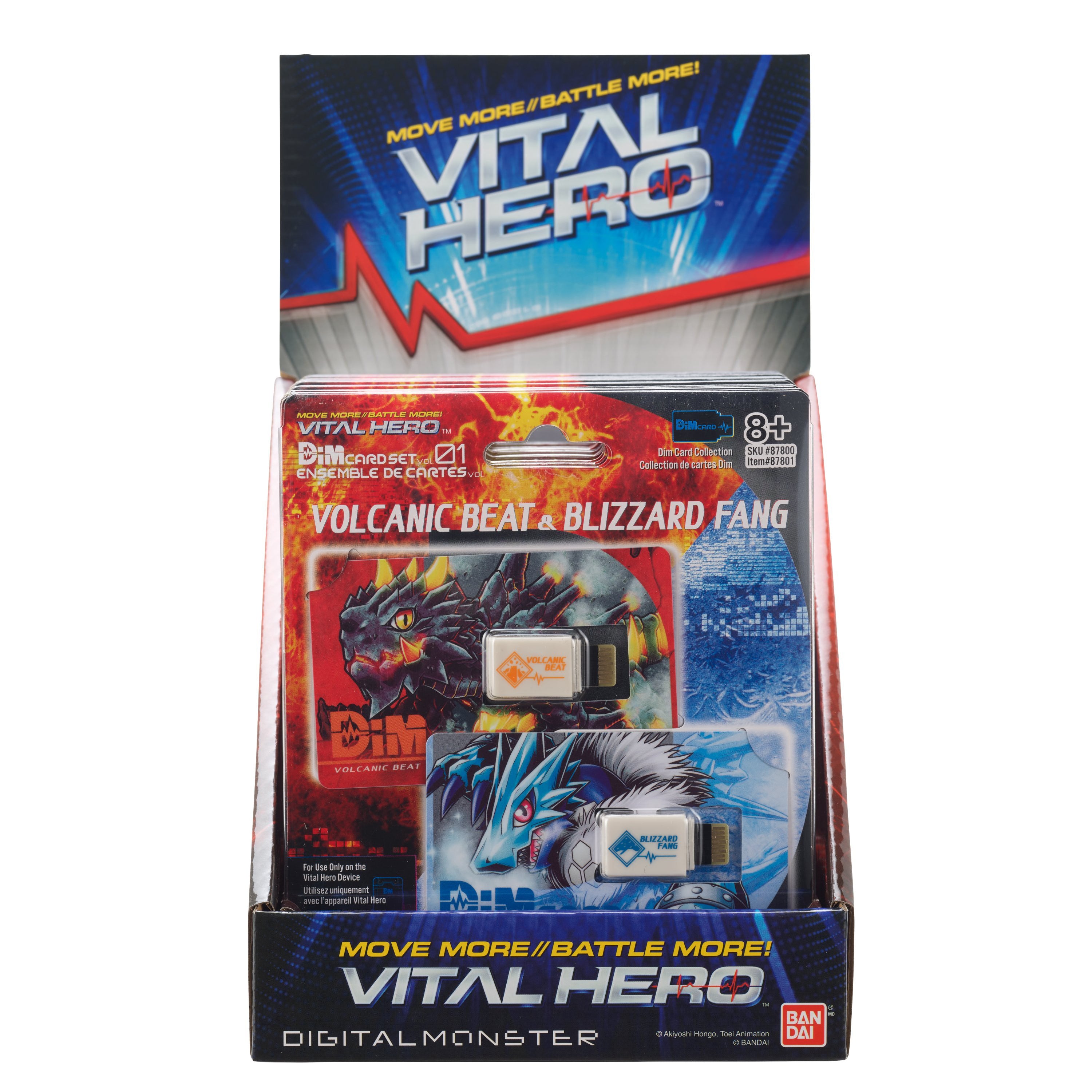 Vital Hero DIM Dual Card Pack: Volcanic Beat & Blizzard Fang