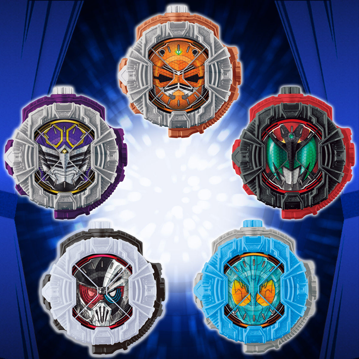 Special DX RideWatch Set 02 with Top 5 Voted RideWatches from Premium Bandai Campaign