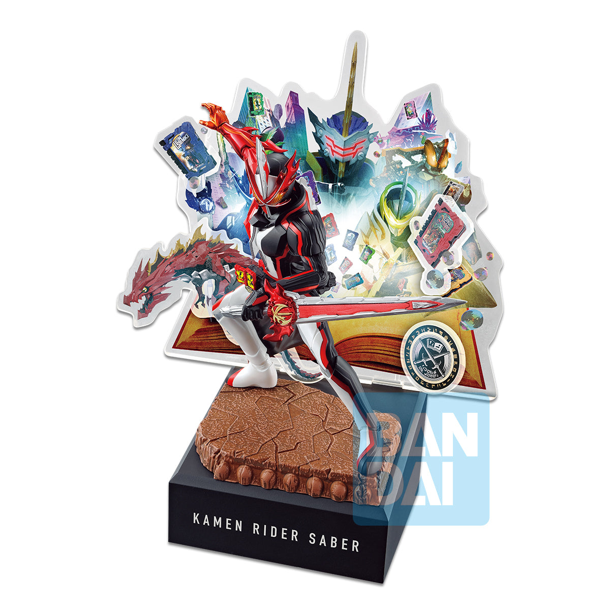 Colorful Kamen Rider Saber Ichiban Statue Nearly 8-Foot Tall