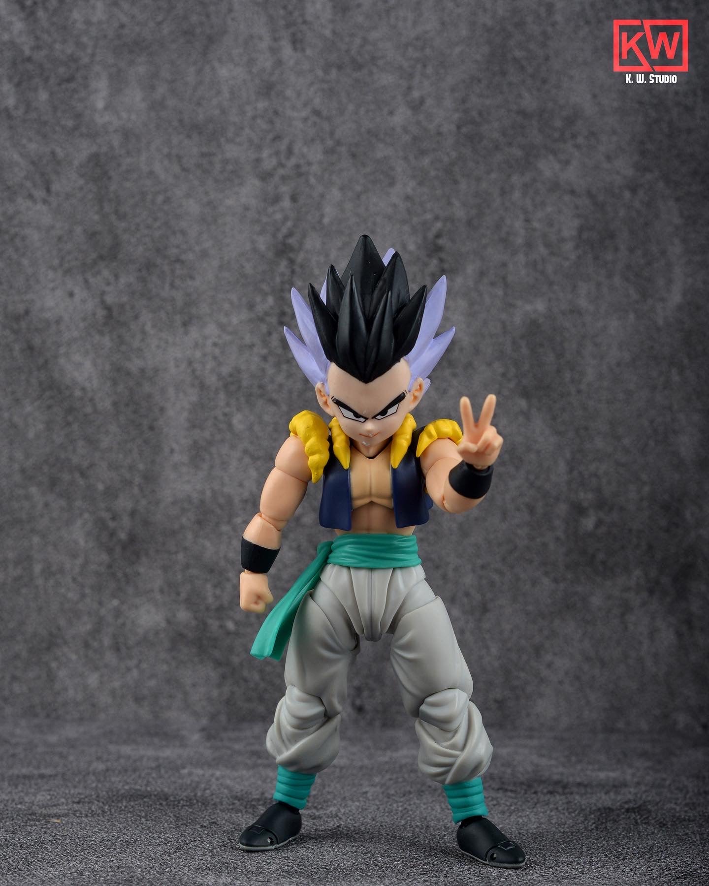KW Studio Customizable Fused Kid Ape Head Set for SH Figuarts Gotenks