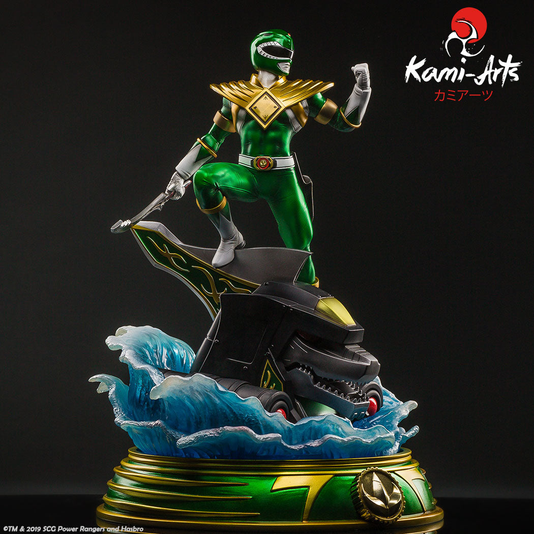 Collectible Kami-Arts 1:6 Scale Mighty Morphin Power Rangers Green Ranger Statue