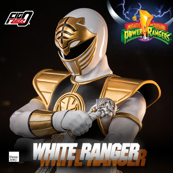 ThreeZero 1/6 Scale Officially-Licensed White Ranger Action Figure