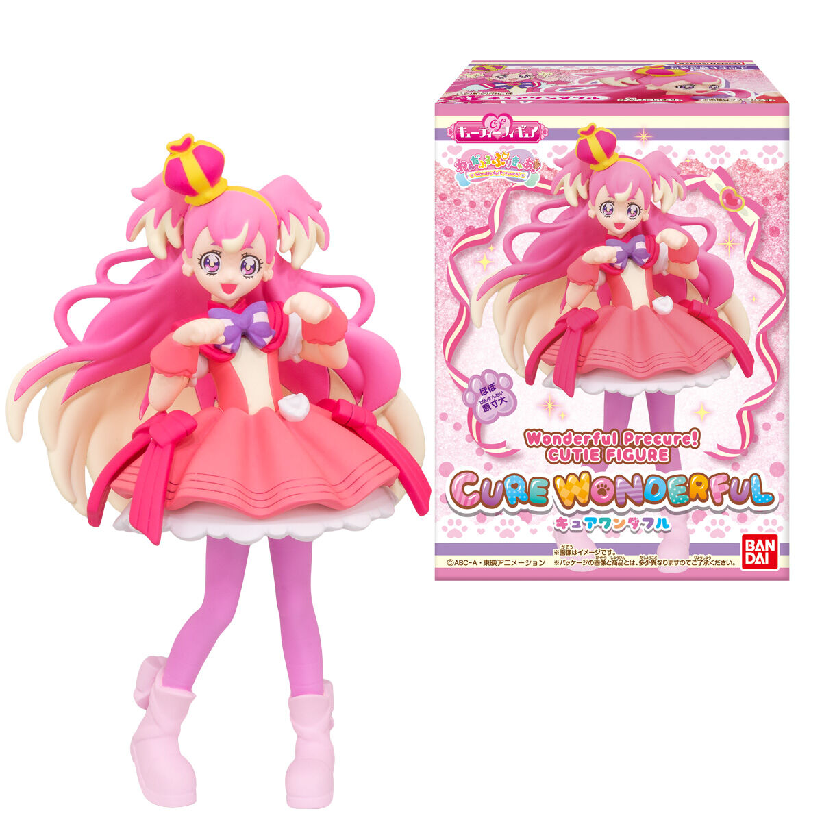 Adorable Wonderful Precure Collectible Figure Set with All 4 Characters