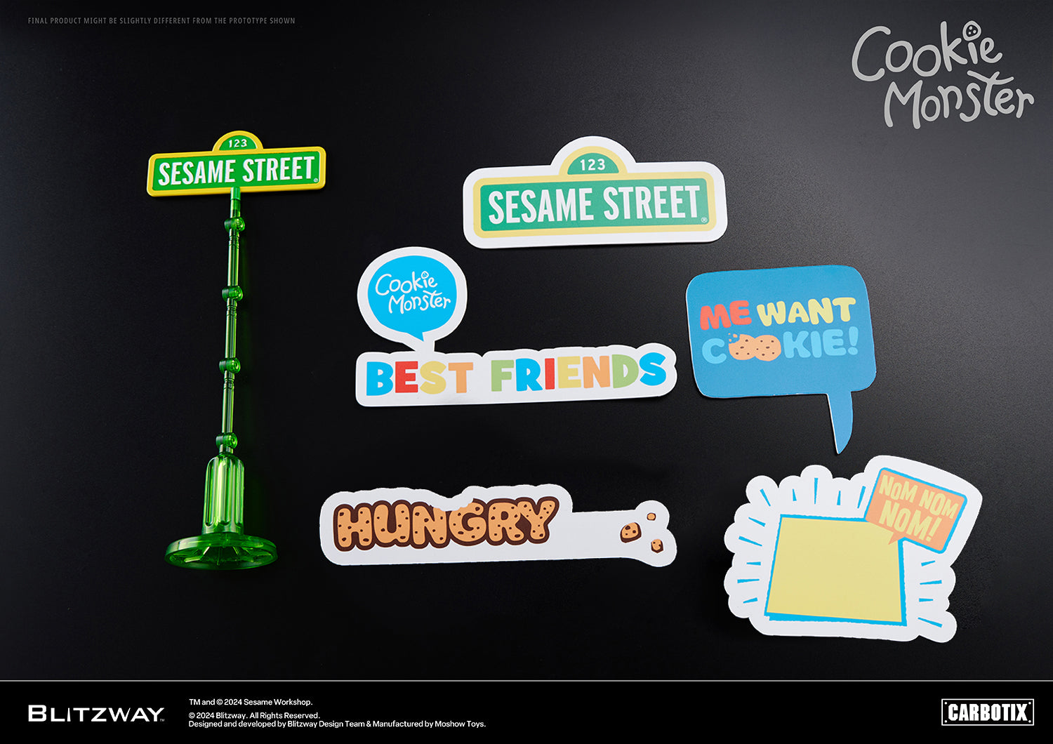 [Pre - order] Blitzway's CARBOTIX Robotic Toy - Cookie Monster from Sesame Street