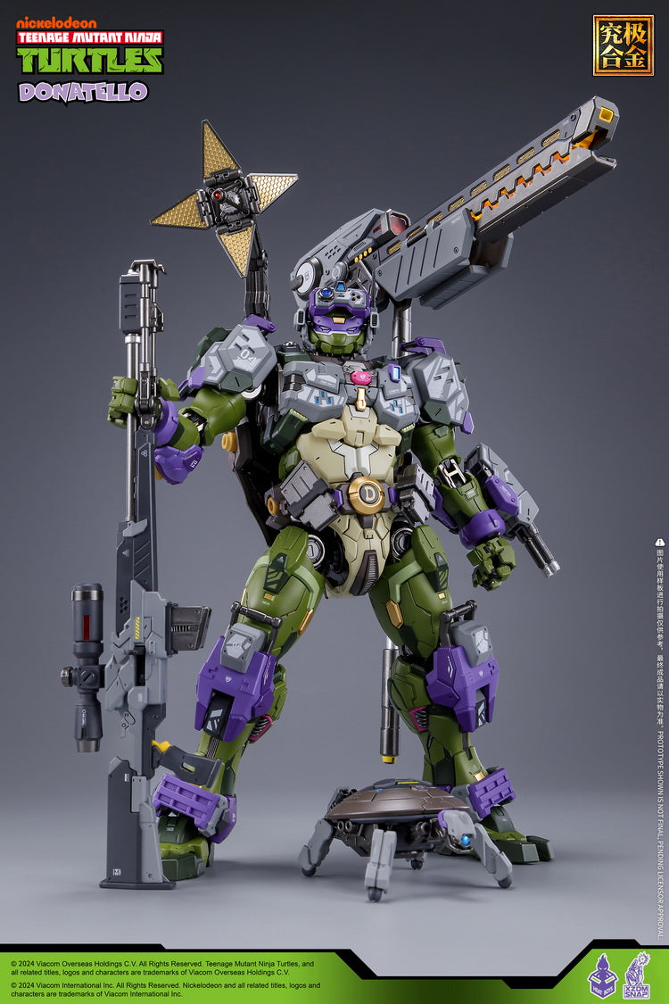 Heatboys TMNT HB0015 Donatello Mecha with Innovative Shell - Ejecting Sniper