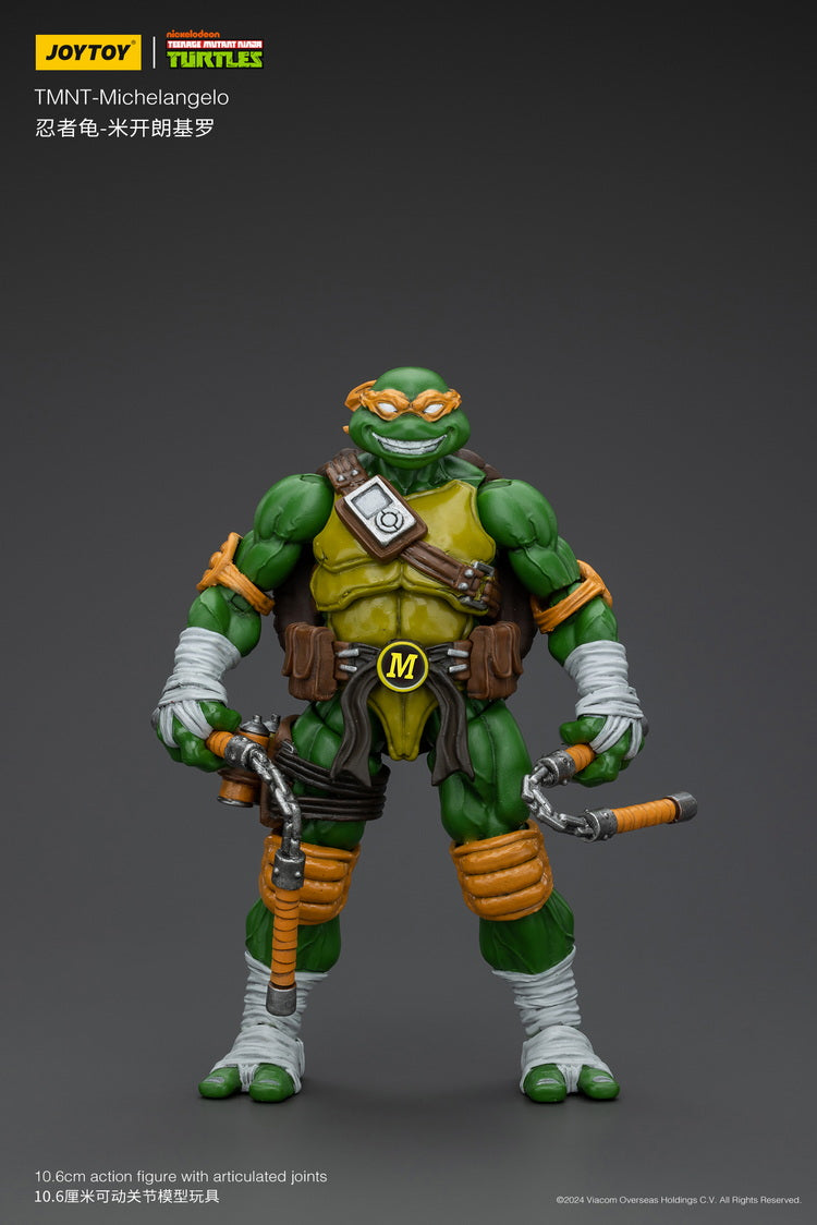 [PREORDER] 1/18 Scale JoyToy Teenage Mutant Ninja Turtles Michelangelo Action Figure