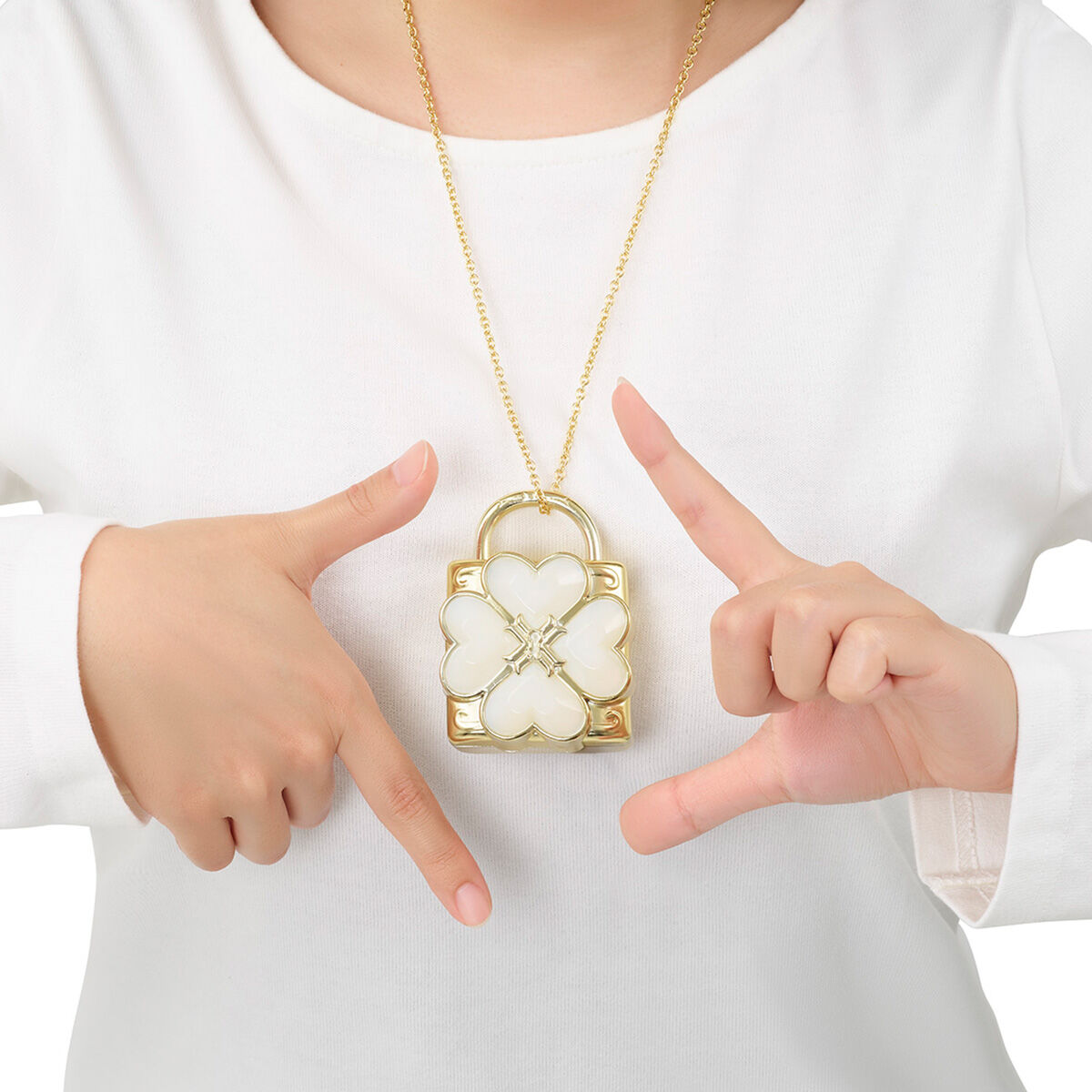 Special Commemorative Shugo Chara! Amu's Gold - Plated Humpty Lock