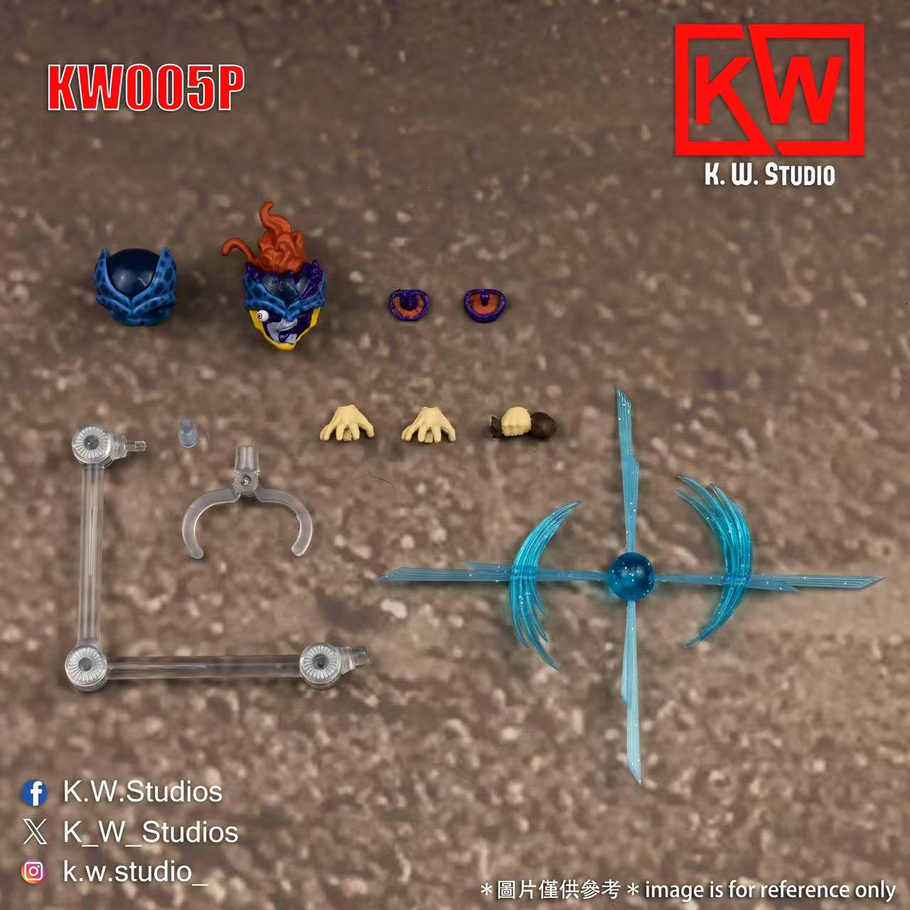 Pre - order KW Studio KW005 and KW005P Tiny Monster Action Figure Collectible Set with Accessories