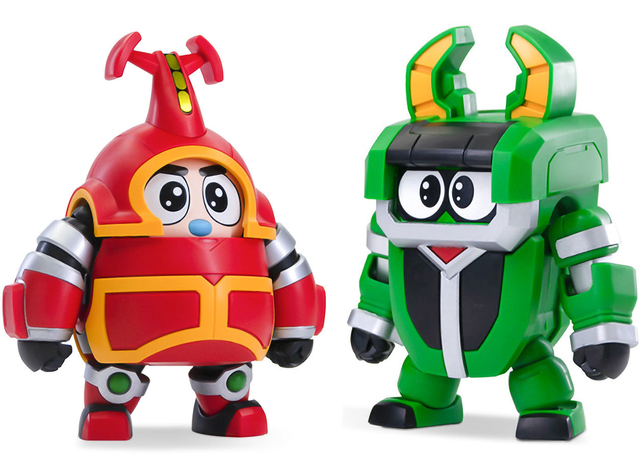 Assemble - Ready Kabutack and Kuwagiro High - Quality Plastic Model Set