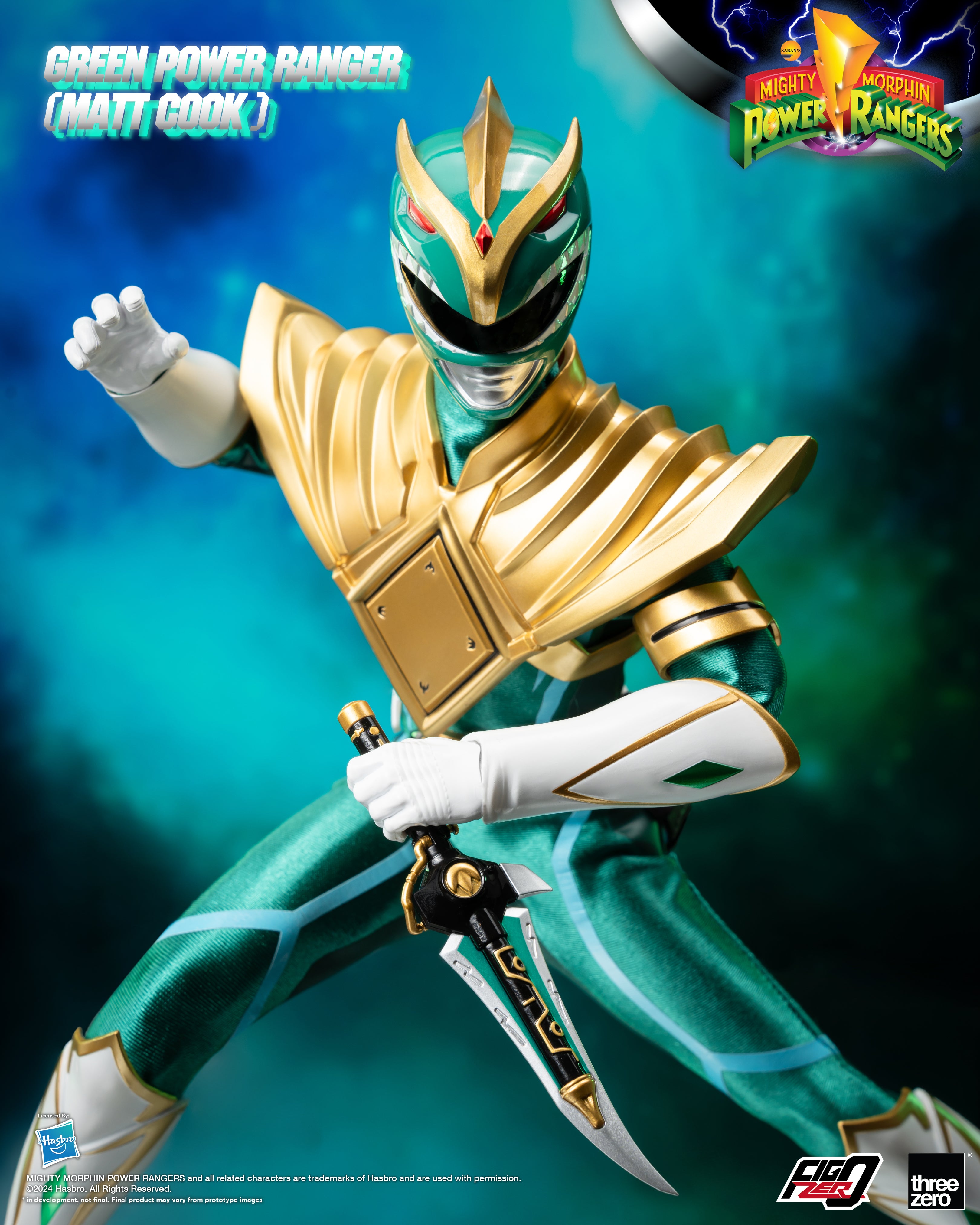 FigZero 1/6 Scale Mighty Morphin Green Ranger Matt Cook Version Toy