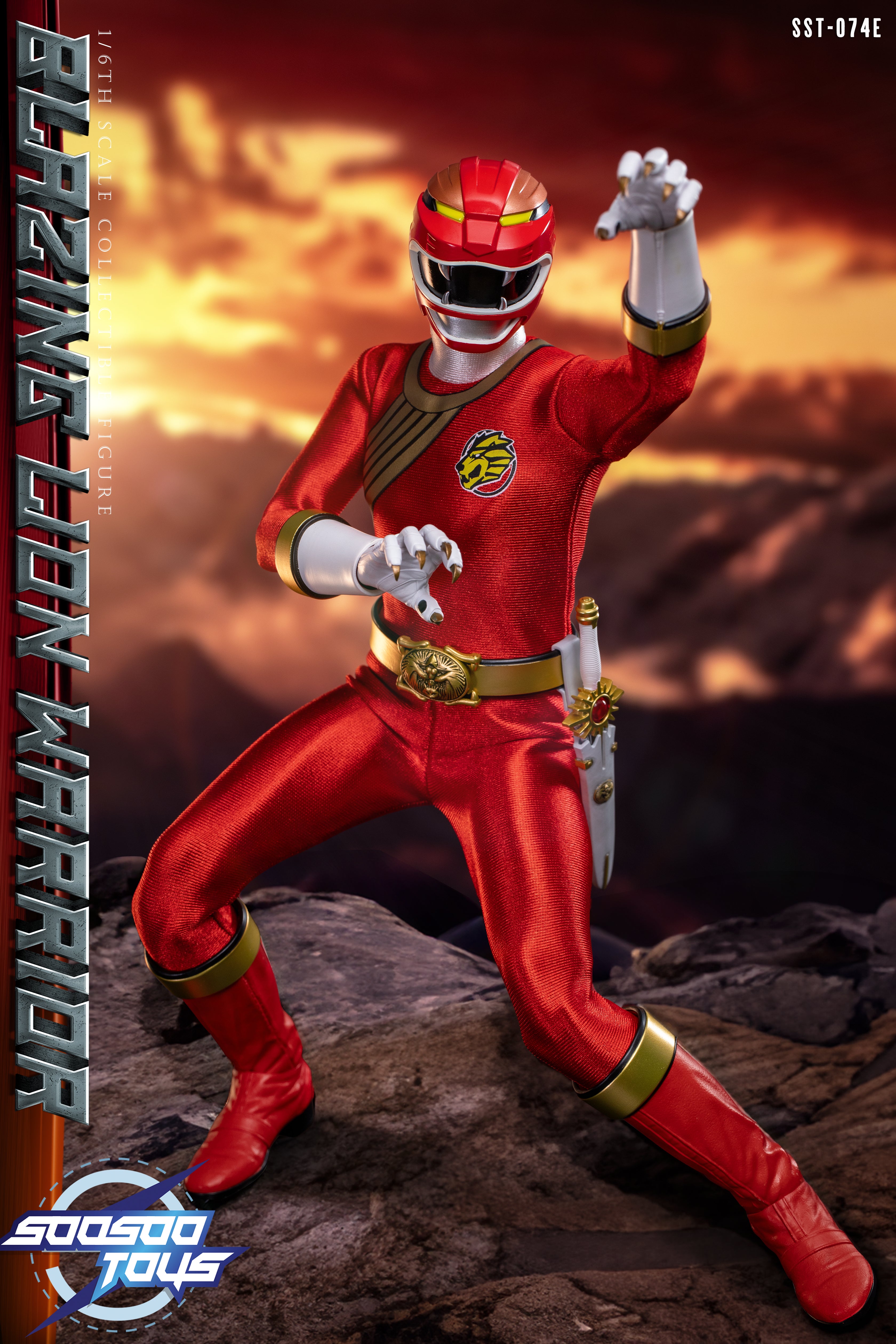 Preorder 1/6 Scale Blazing Lion Warrior SST - 074E Action Figure