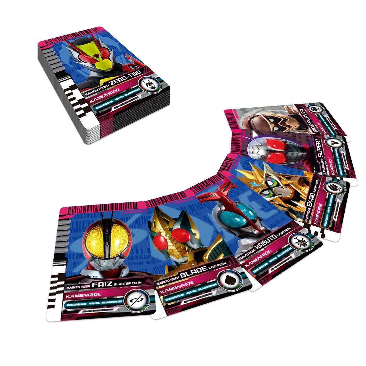 Pre - Order Special Premium Kamen Rider Zein Trading Card Set for Kamen Rider Zein's Driver
