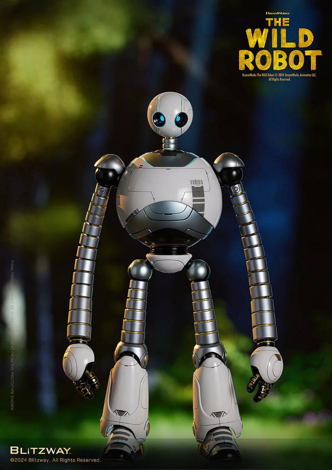 Carbotix Animated Figure of Roz from Dreamworks' The Wild Robot