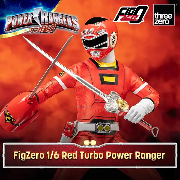 Pre - Order FigZero 1/6 Scale Collectible Figure of Red Turbo Ranger from Power Rangers Turbo