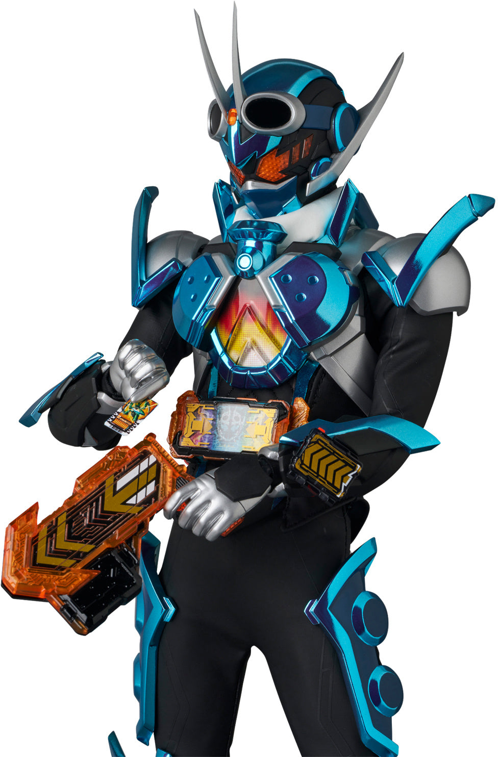 Pre - order RAH Genesis Action Figure of Kamen Rider Gotchard SteamHopper from 'Kamen Rider Gotchard'
