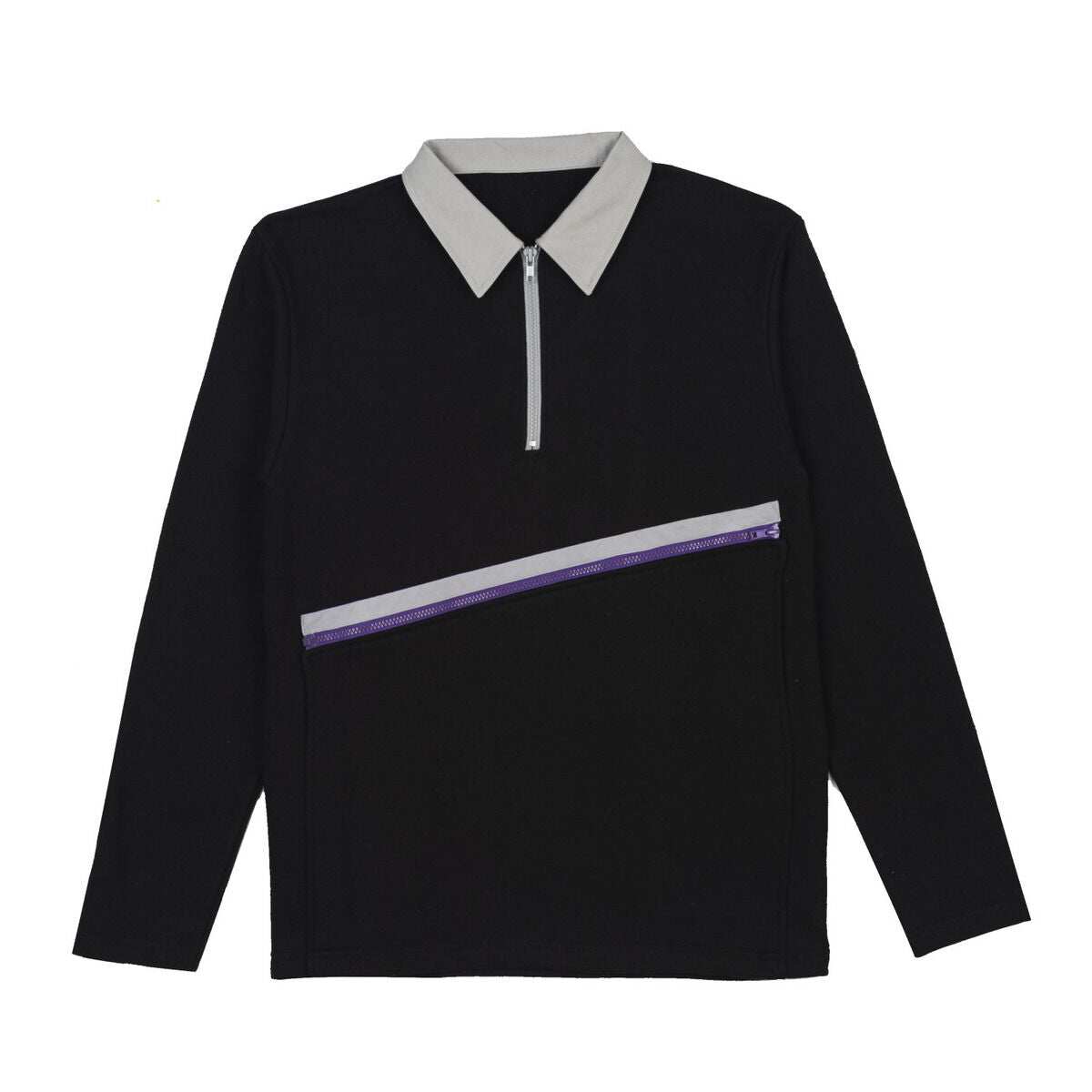 100% Cotton Dark Shouma Collar Zipper Sweatshirt Inspired by Kamen Rider Gavv