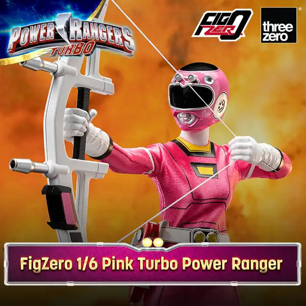 [Pre - order] 1/6 Scale Collectible FigZero Pink Turbo Ranger Action Figure from Power Rangers Turbo