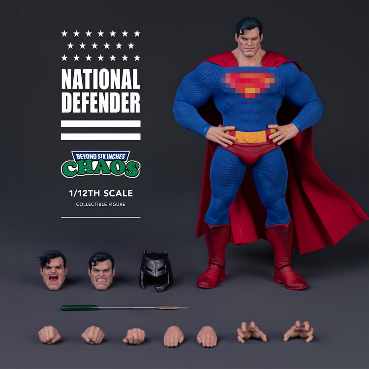 Pre - order: 1/12 Scale 6 - Inch National Defender Chaos Beyond Action Figure