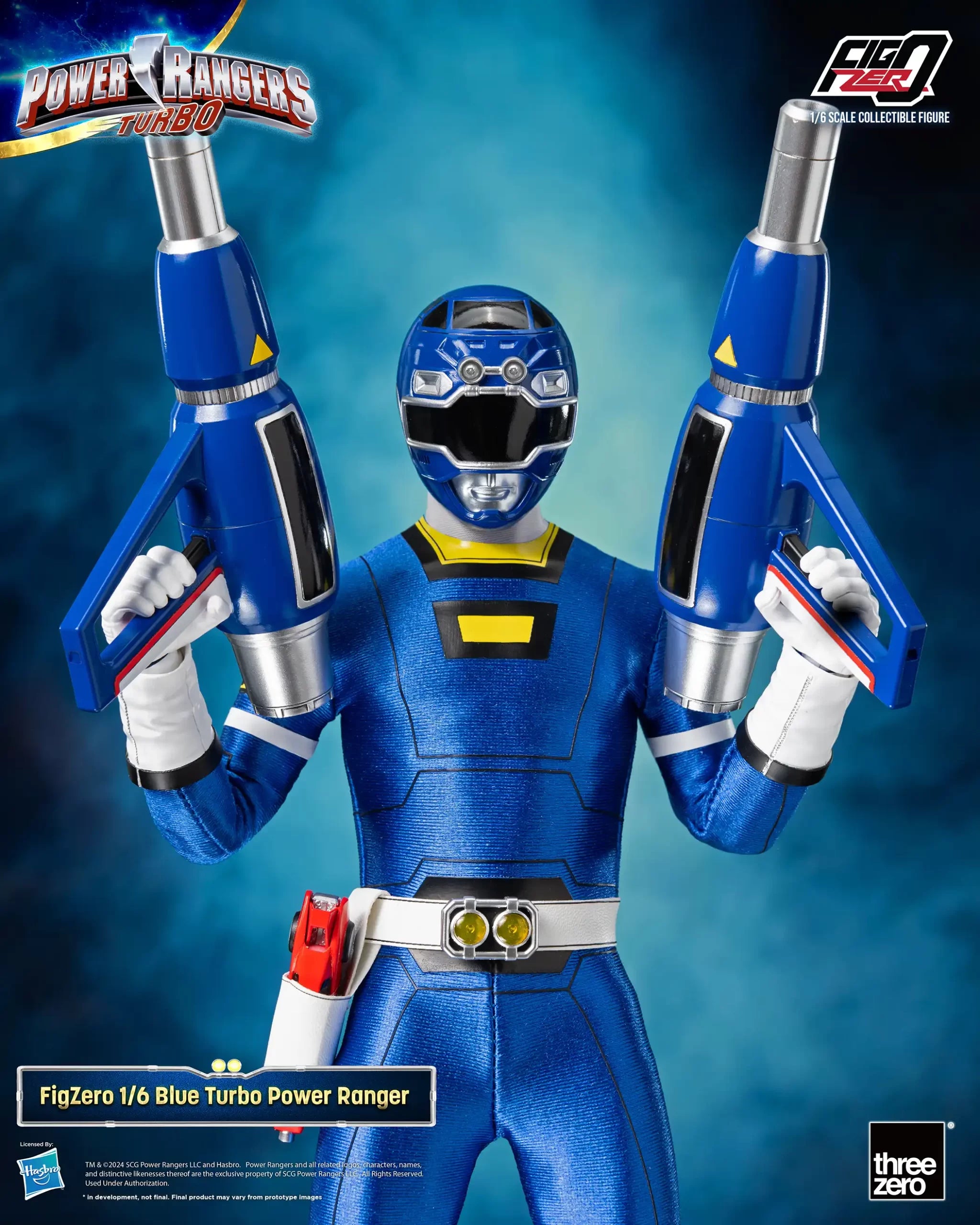 FigZero 1/6 Scale Blue Turbo Ranger - An Authentic Power Rangers Turbo Collectible