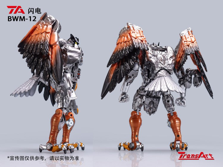 TransArt BWM-12 Lightning: Adult-Collector's Transformable Robot to Winged Wolf Toy