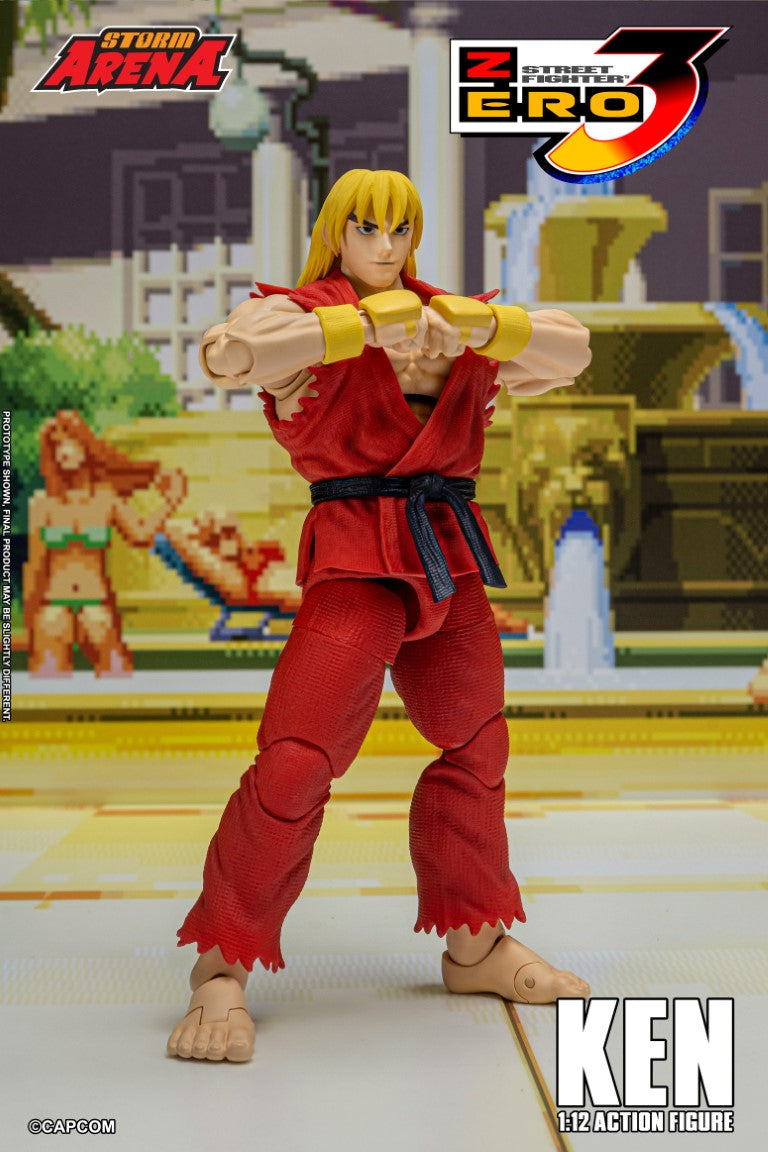 Pre - order Collectible Street Fighter Zero 3 Action Figure of Storm Arena Ken