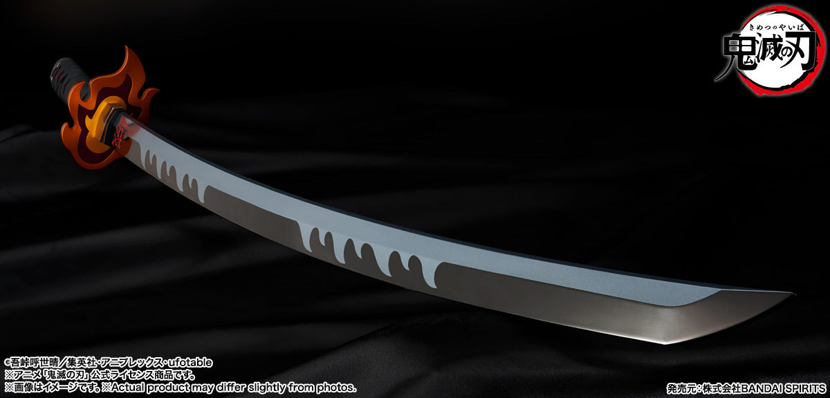 Pre - order: Demon Slayer PROPLICA Nichirin Sword (Tanjiro Kamado) - Rengoku's Guard Version Replica Collectible