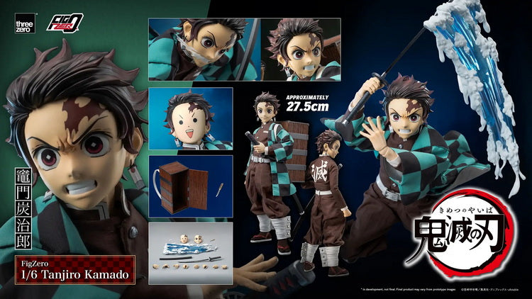 Preorder: 1/6 Scale Figzero Demon Slayer Tanjiro Kamado Action Figure