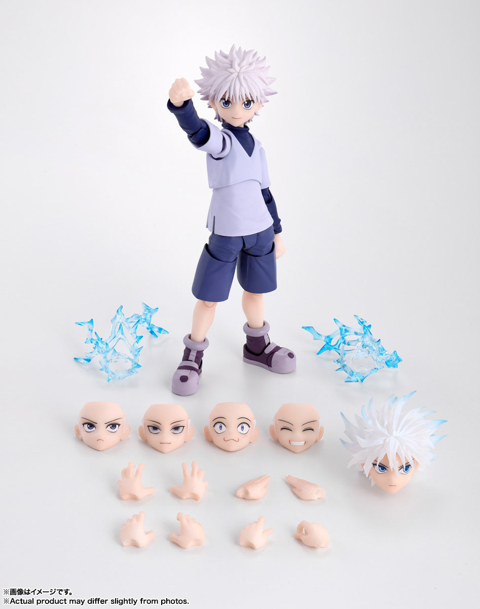 Pre - order S.H. Figuarts Action Figure of Killua from Hunter x Hunter