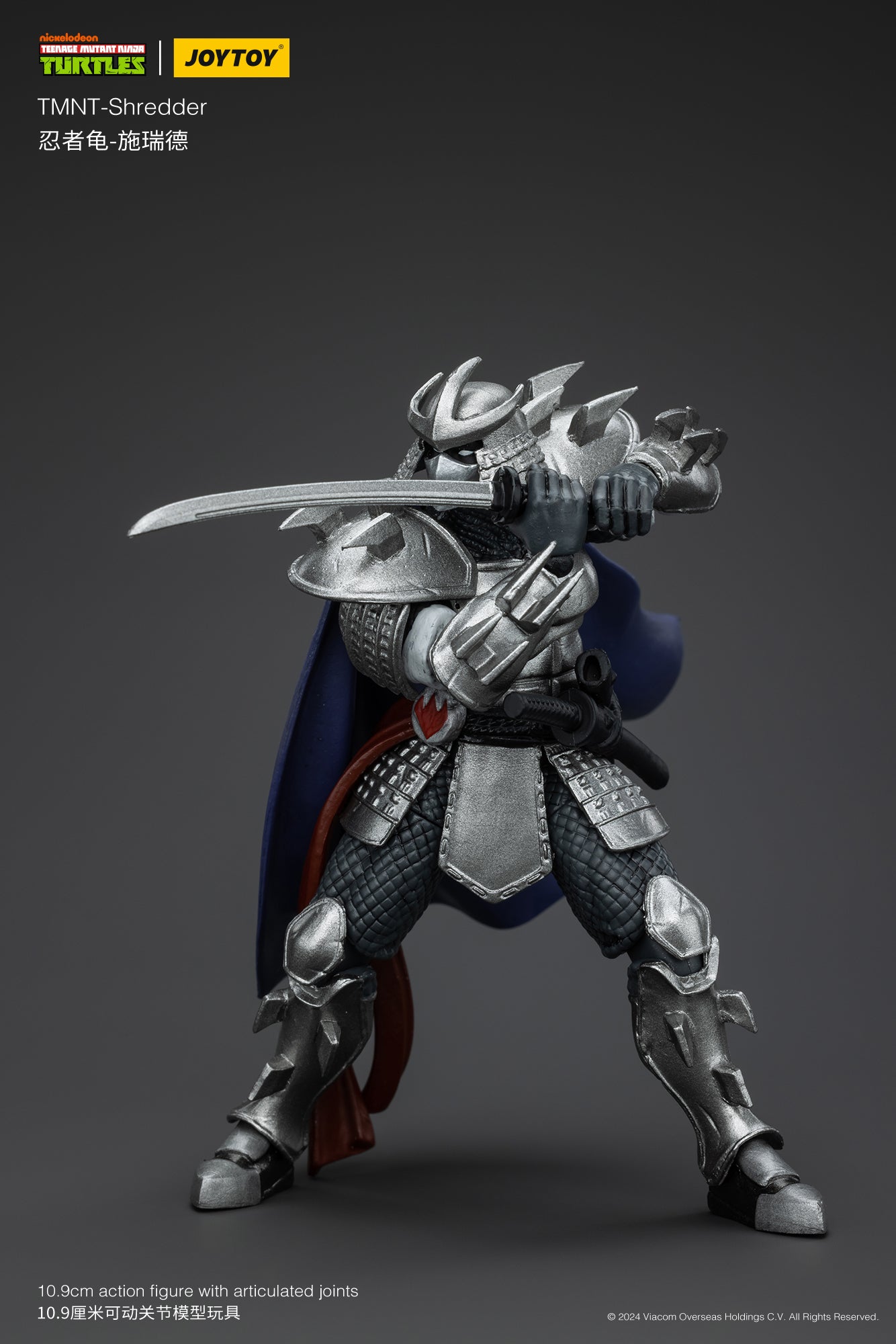 JoyToy 1/18 Scale Action Figure of Teenage Mutant Ninja Turtles' Shredder
