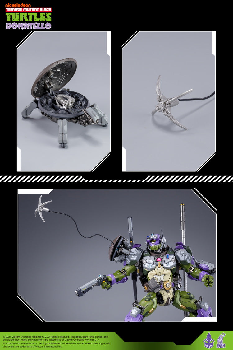 Heatboys TMNT HB0015 Donatello Mecha with Innovative Shell - Ejecting Sniper