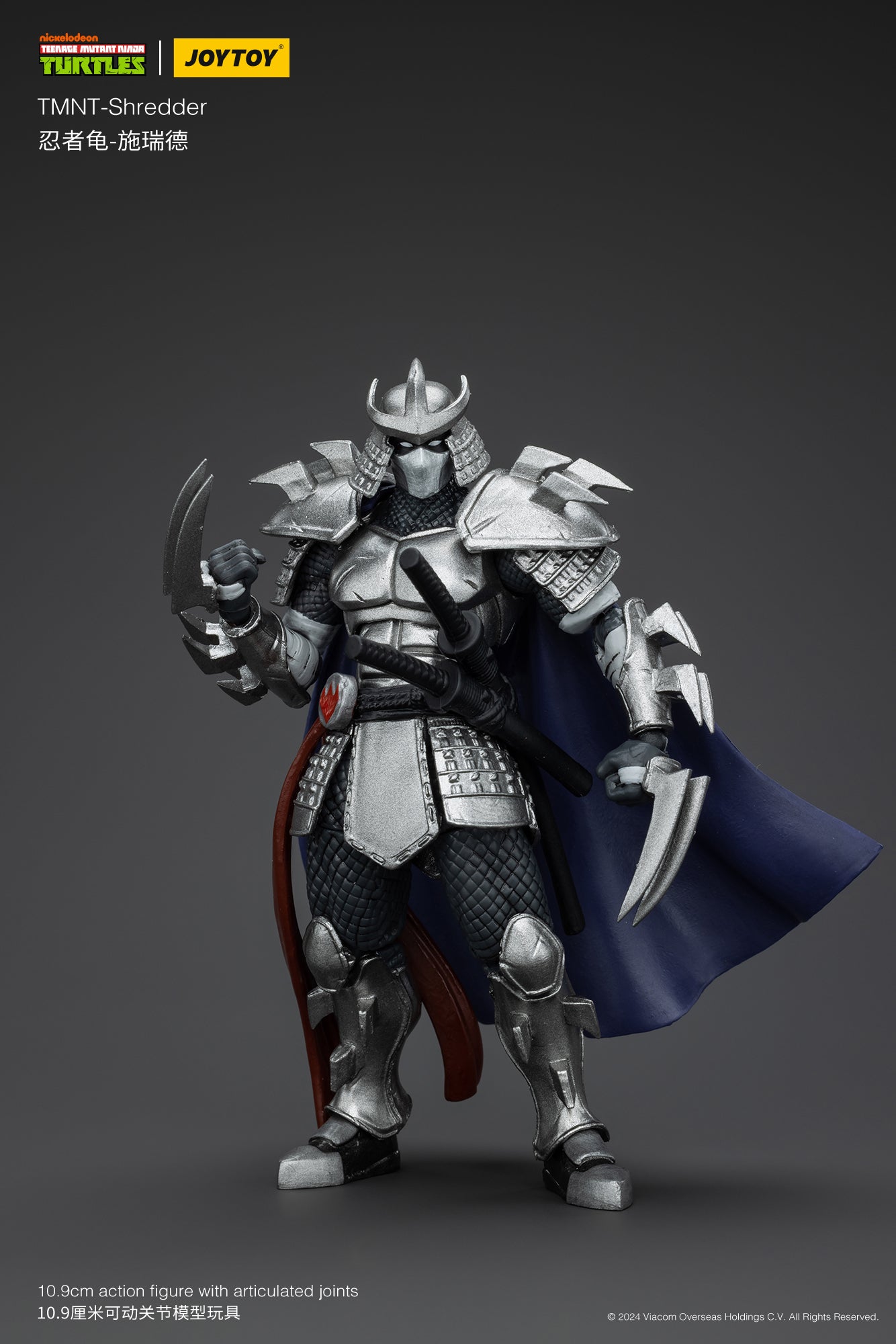 JoyToy 1/18 Scale Action Figure of Teenage Mutant Ninja Turtles' Shredder