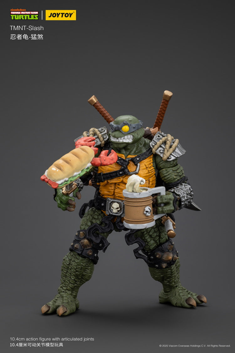 Pre - order JoyToy 1/18 Scale Teenage Mutant Ninja Turtles Slash Action Figure