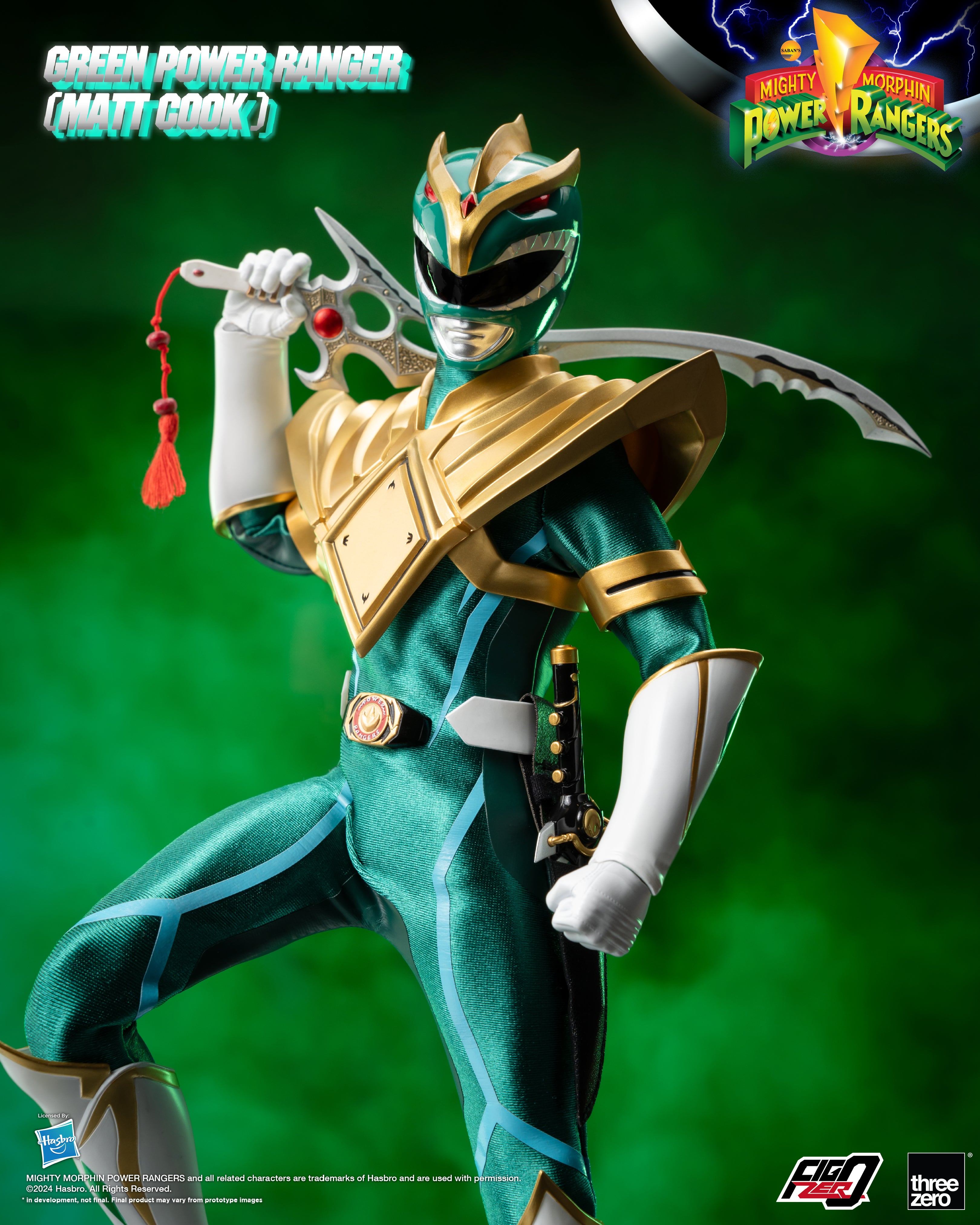 FigZero 1/6 Scale Mighty Morphin Green Ranger Matt Cook Version Toy