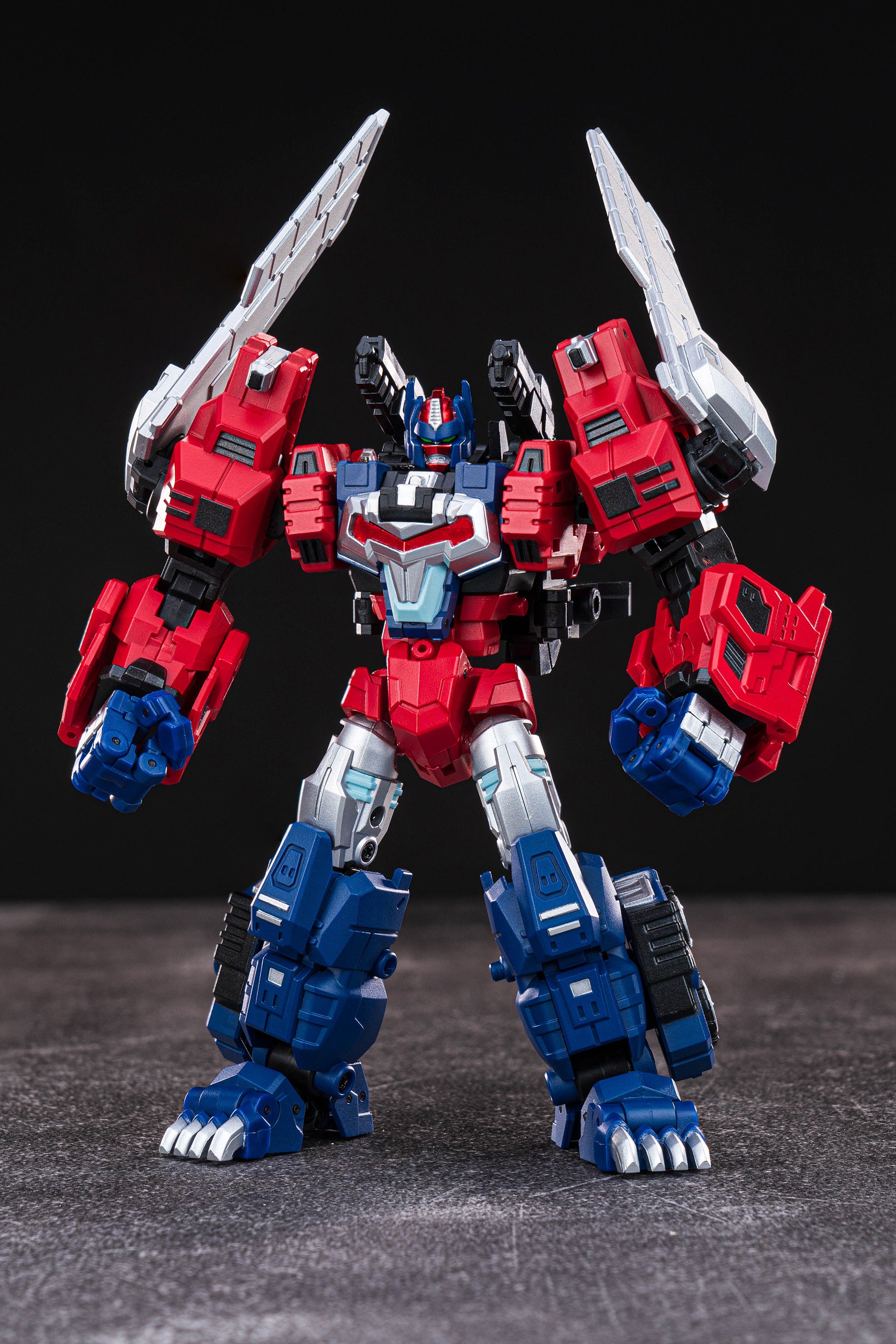 IronFactory IF EX - 43R Primal Commander Scarlet Transforming Robot Toy with Multiple Forms